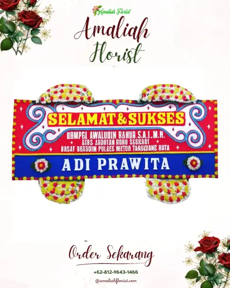 Papan Bunga Ucapan Selamat Pedeslohor